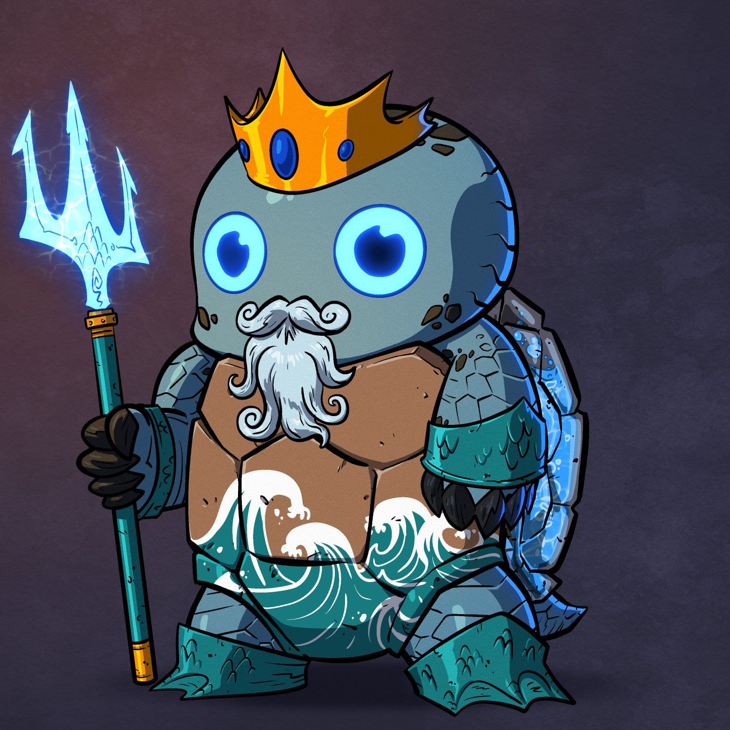 Turtle #333 - Poseidon