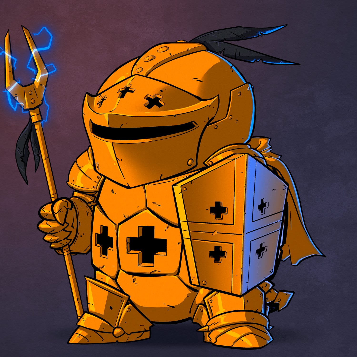 Turtle #1079 - Gold Knight