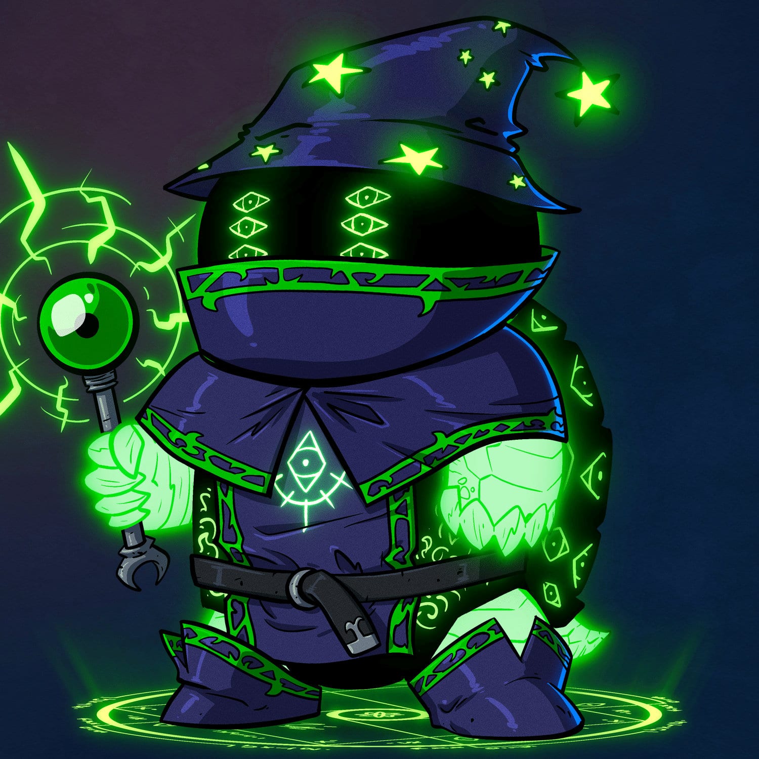 Turtle #1234 - Enchanted Wizard