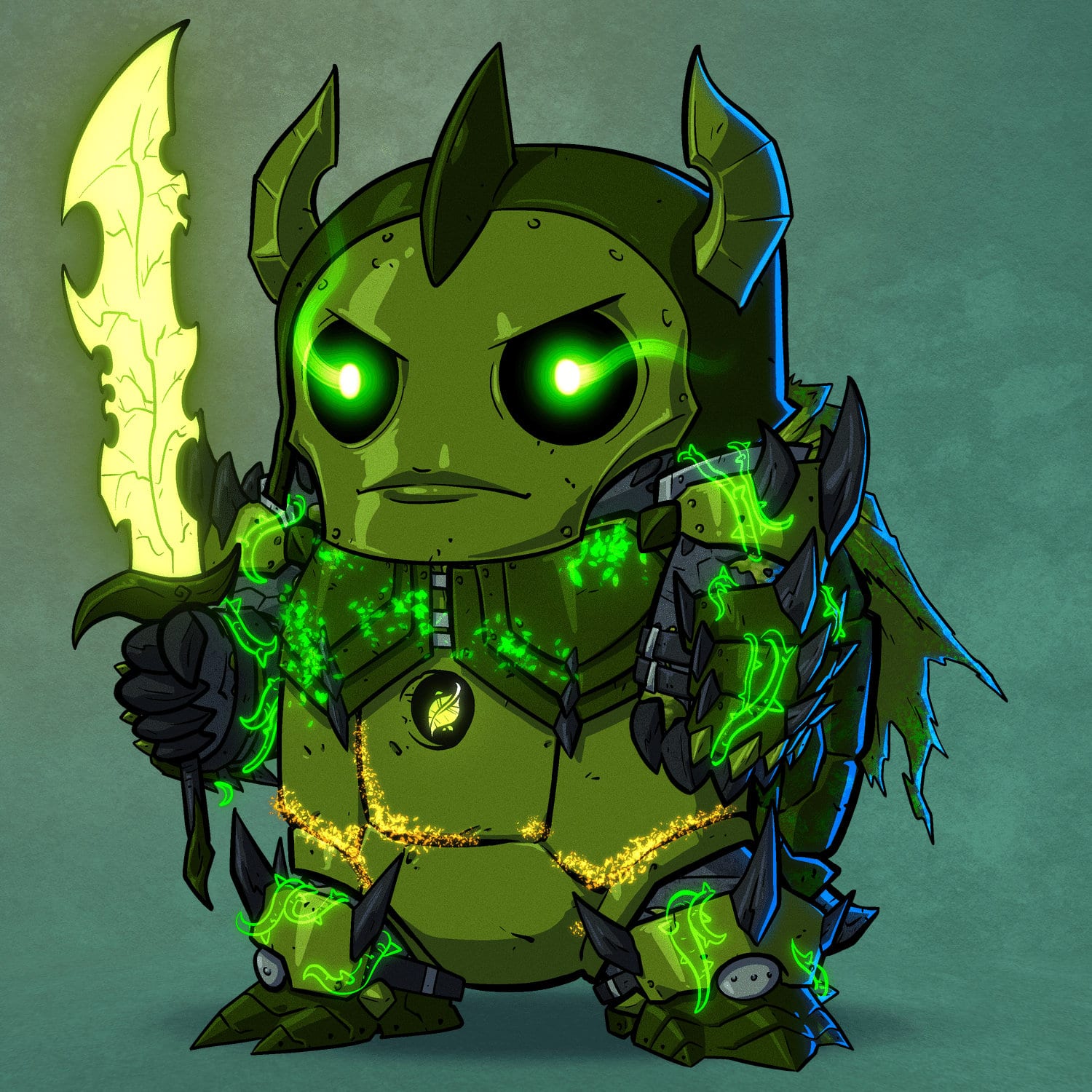 Turtle #1432 - Earth Knight