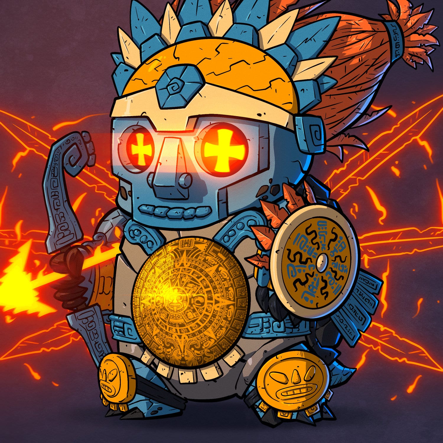 Turtle #1440 - Kinich Ahau