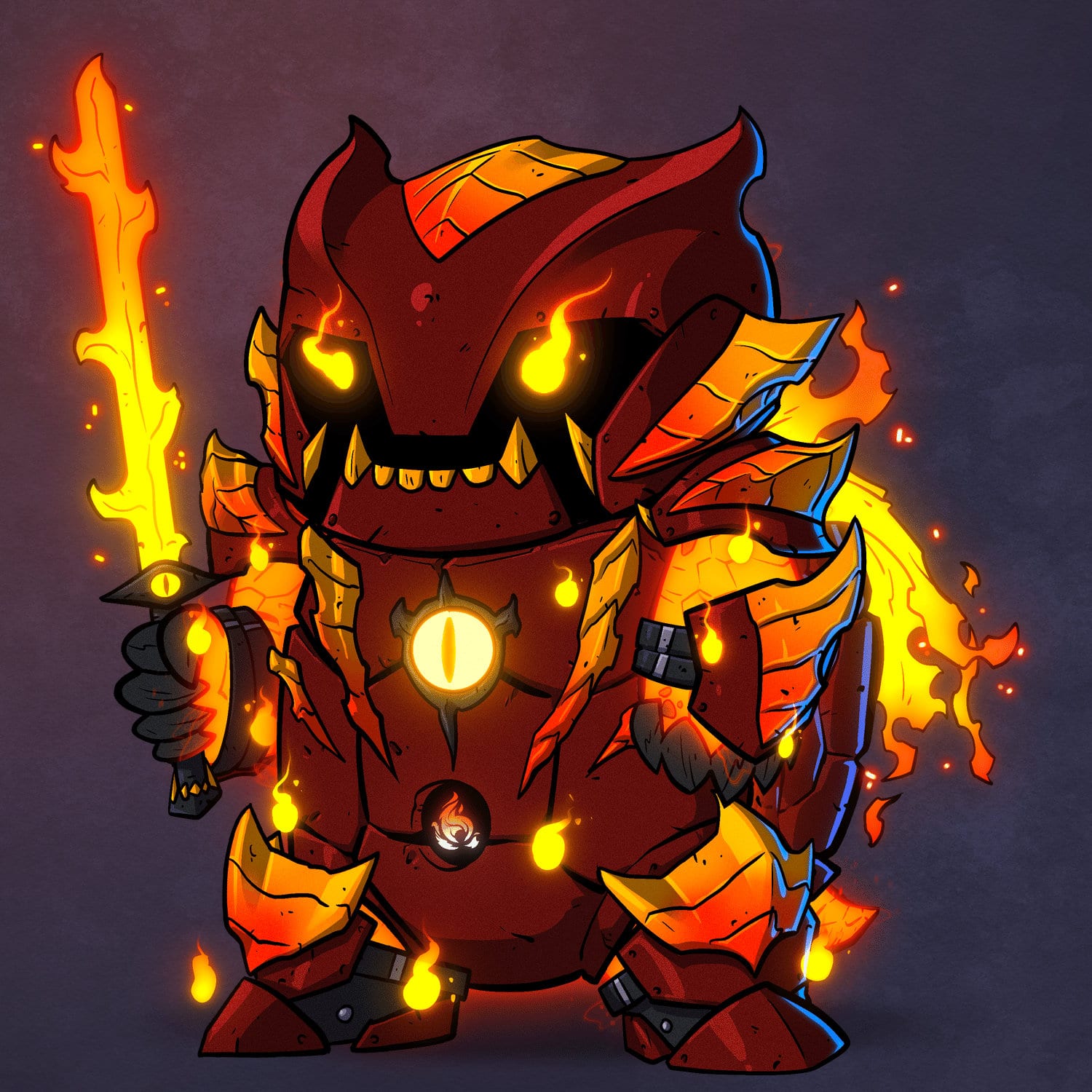 Turtle #1444 - Fire Knight