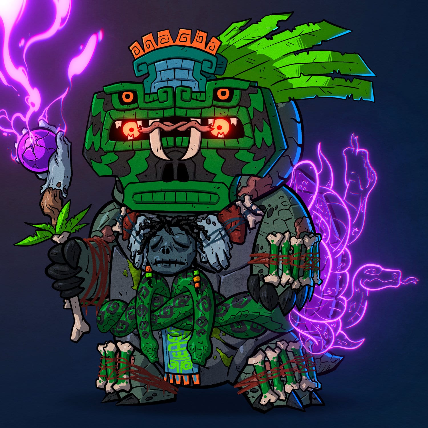 Turtle #1502 - Coatlicue