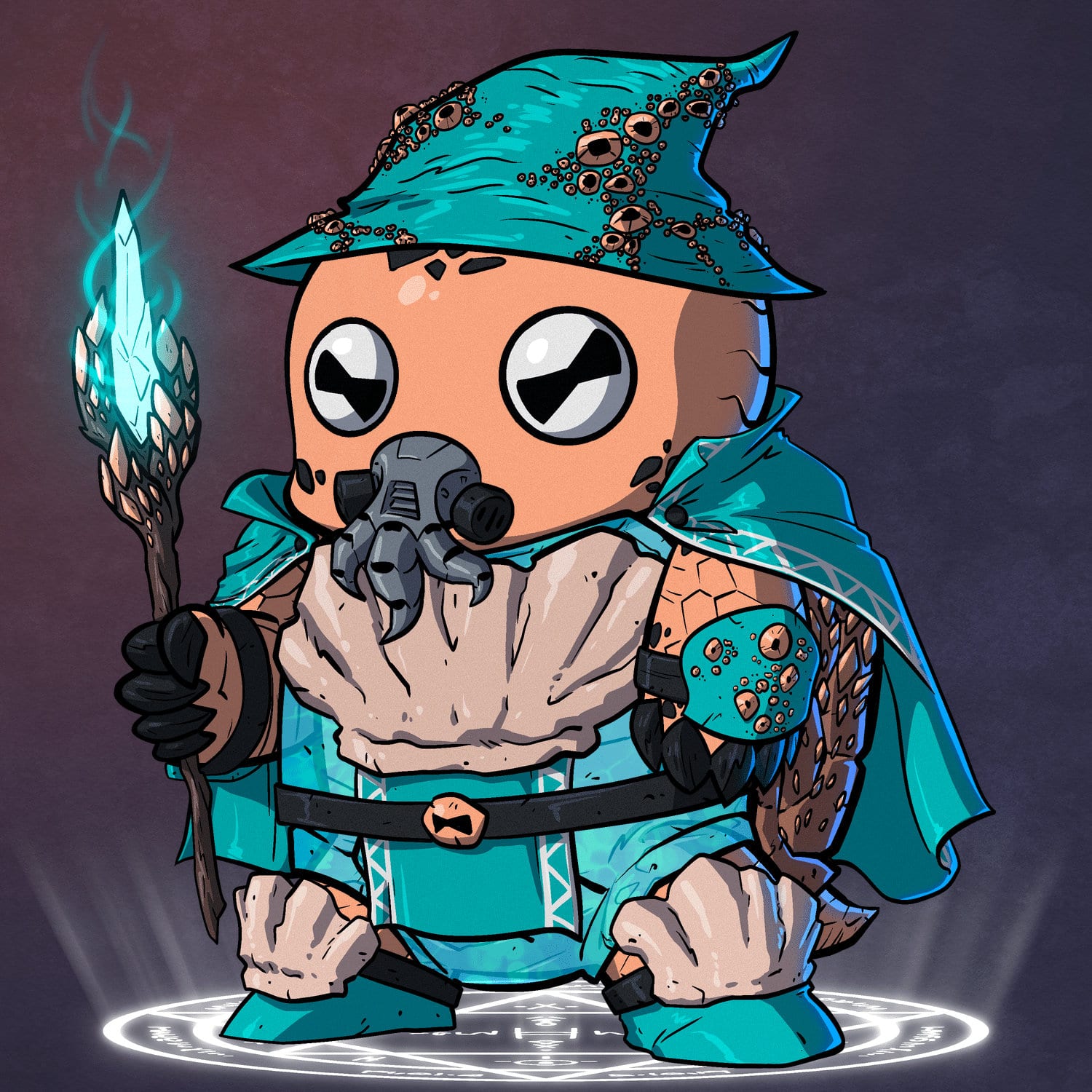 Turtle #1728 - Barnacle Wizard