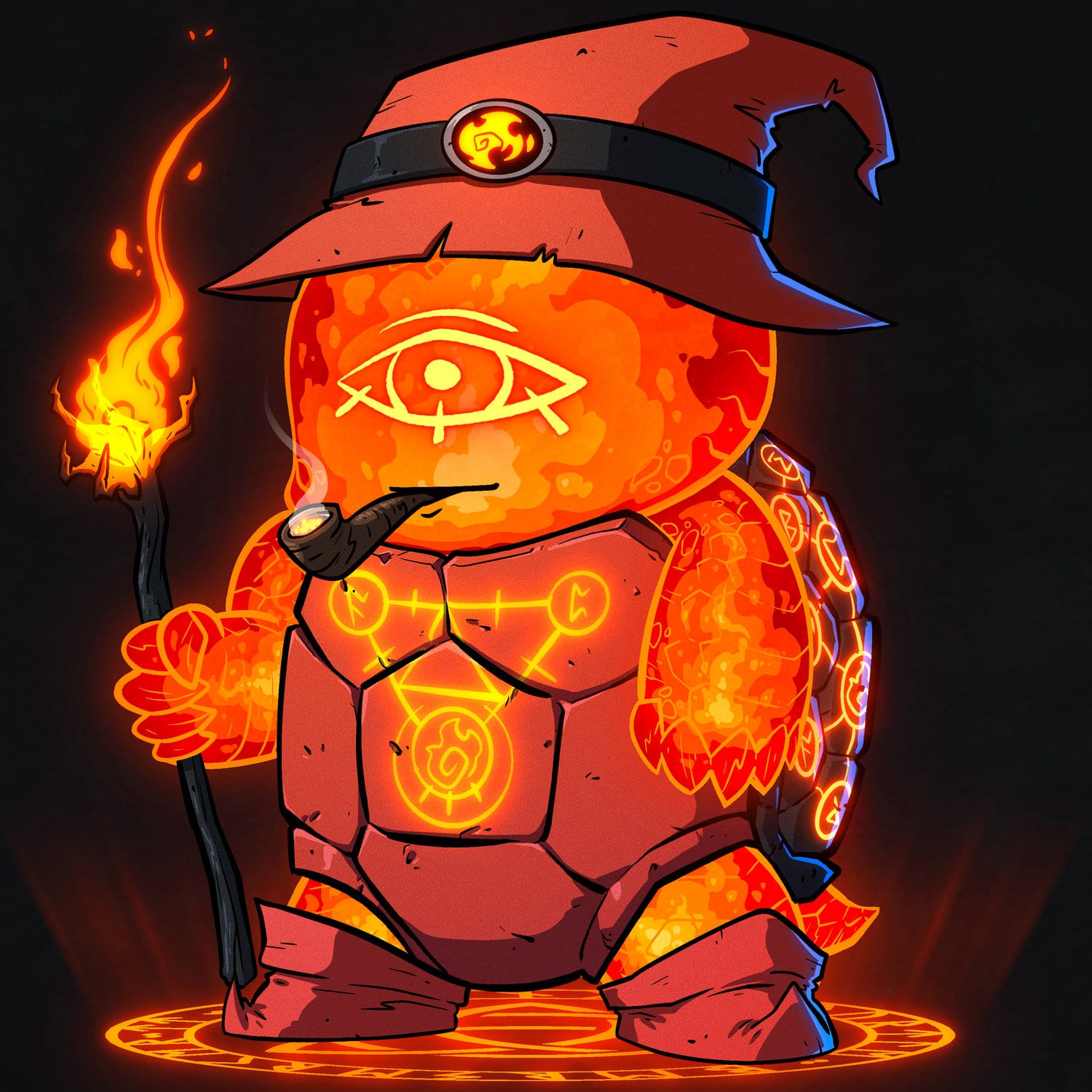 Turtle #444 - Fire Wizard