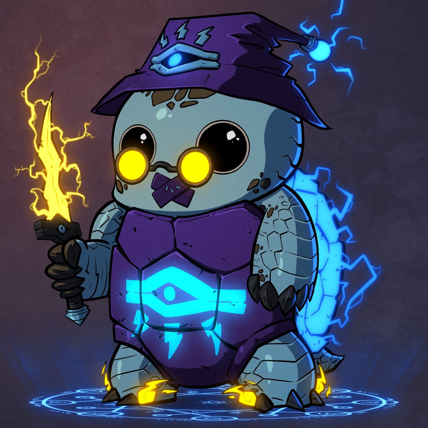 Turtle #852 - Lightning Wizard