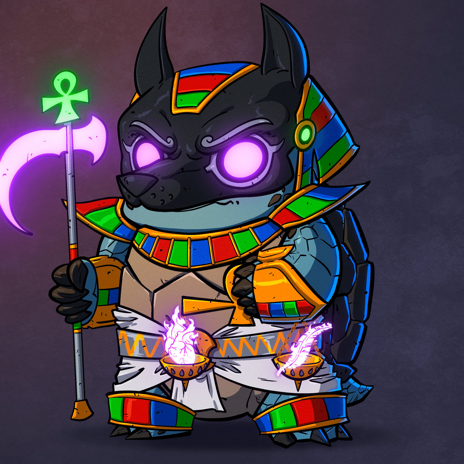 Turtle #1279 - Anubis