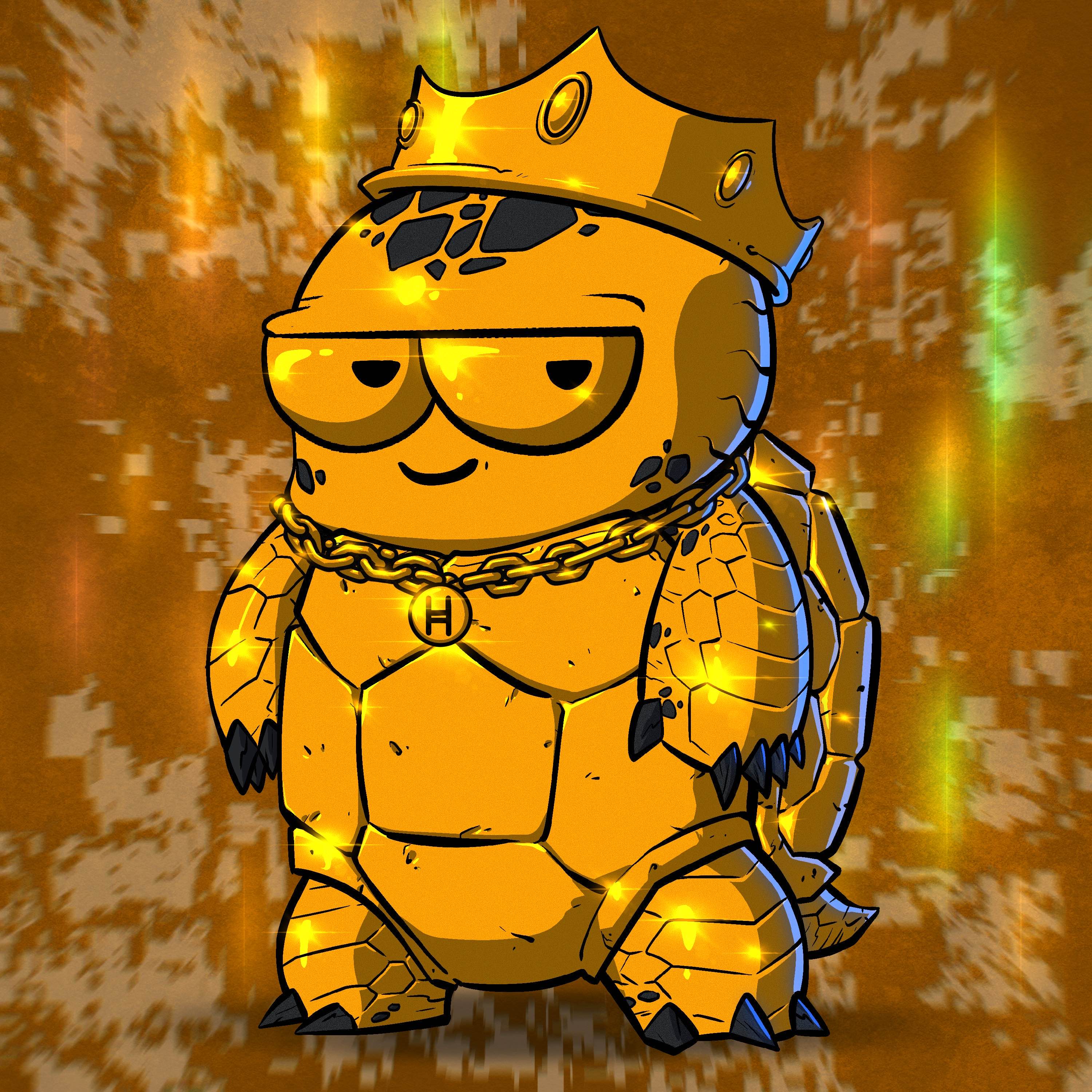 Turtle #888 - Just Goldenturt