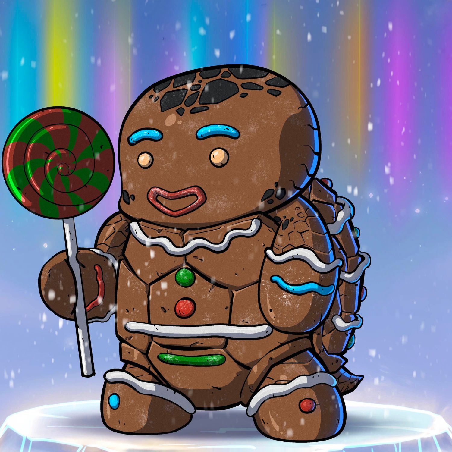 Turtle #890 - Gingerbread Turt