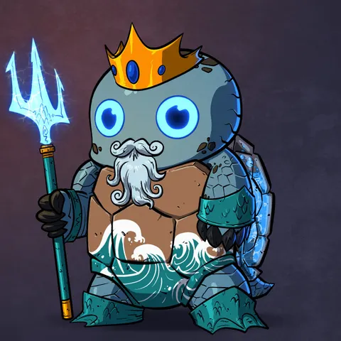 Turtle #333 - Poseidon