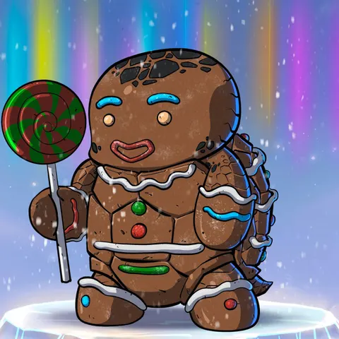 Turtle #890 - Gingerbread Turt